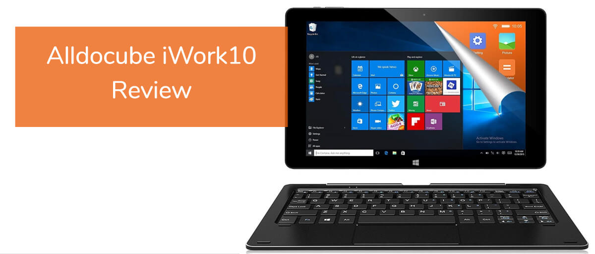 10.1 " Alldocube Iwork 10 pro 2 in1 Tablet PC Tastiera Wind10+Android 4GB 64GB 