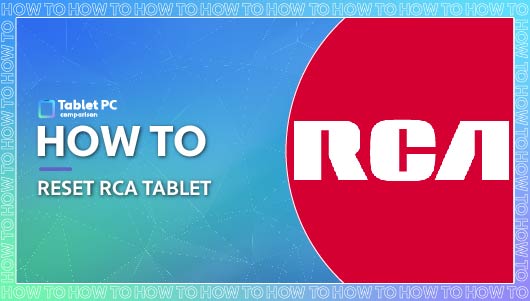 how to reset RCA tablet